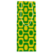 Ipanema Sidewalk Pattern, Beach Pattern, Brazil Wijn Cadeautas (Voorkant)