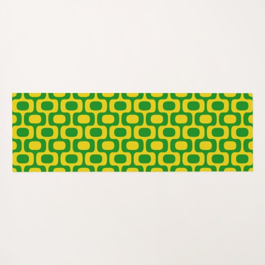 Ipanema Sidewalk Pattern, Beach Pattern, Brazil Yogamat (Achterkant (horizontaal))