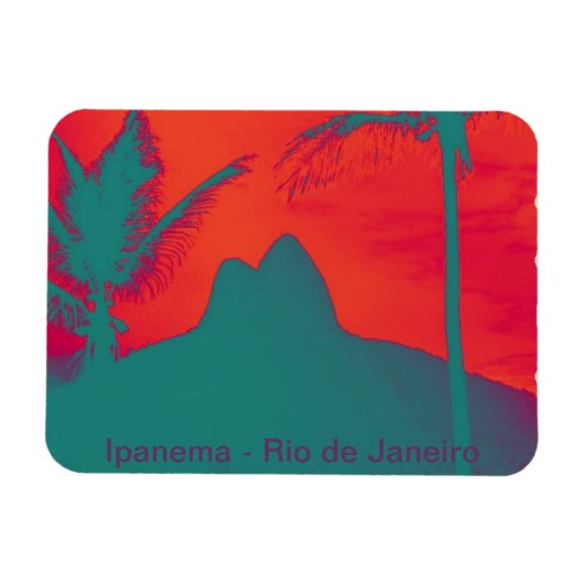 Ipanema souvenir magneet (Horizontaal)