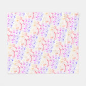 Ipanema Stamp Art Heart Sticker Fleece Deken (Voorkant (Horizontaal))