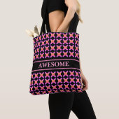 Ipanema Stijlvol Diamantpatroon Tote Bag (Dichtbij)