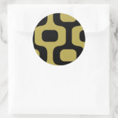 Ipanema strandwandontwerp ronde sticker (Tas)