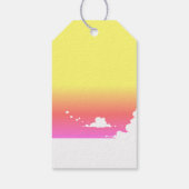 Ipanema Sunset Hibiscus & Summer Clouds Cadeaulabel (Achterkant)