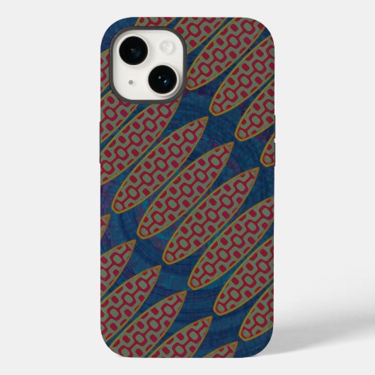Ipanema Surfboard patroon Case-Mate iPhone Case (Achterkant)