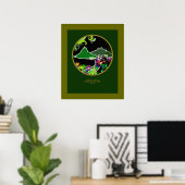Ipanema voor muren poster (Thuiskantoor)