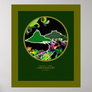 Ipanema voor muren poster