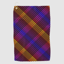 Ipanemkleurcirkels op zwart, vormend vierkantjes