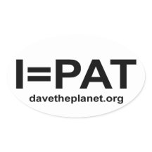 IPAT Sticker - Dave the Planet
