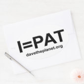 IPAT Sticker - Dave the Planet (Envelop)