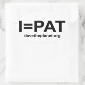 IPAT Sticker - Dave the Planet (Tas)