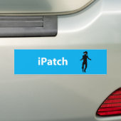 iPatch-bumper Bumpersticker (Op auto)