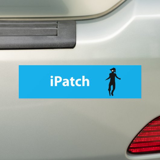 iPatch-bumper Bumpersticker (Op auto)