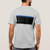 ipconfig/release t-shirt (Achterkant)