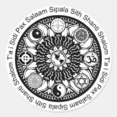 iPeace Mandala Stickers (Voorkant)