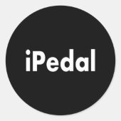 iPedaal Ronde Sticker (Voorkant)