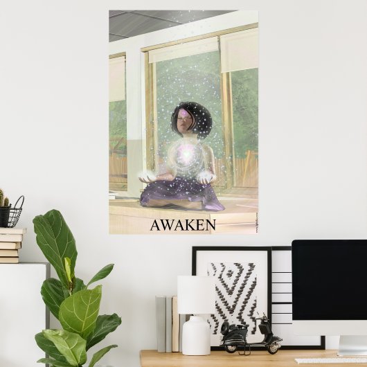 Iphelia Meditation Poster (Thuiskantoor)