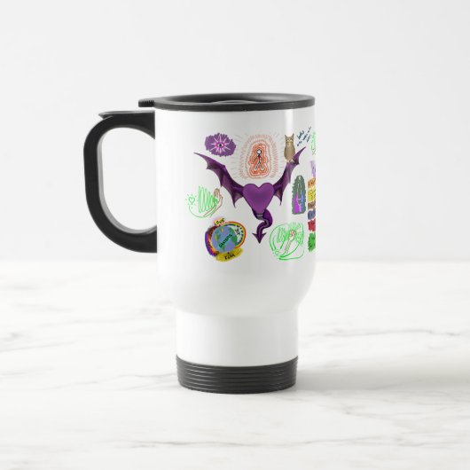 Iphelia Symbology Travel Mug Reisbeker (Links)