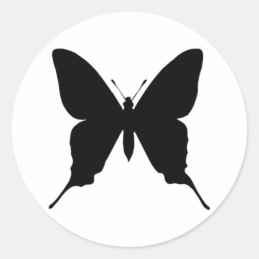 Iphiclides podaliririus ronde sticker (Voorkant)