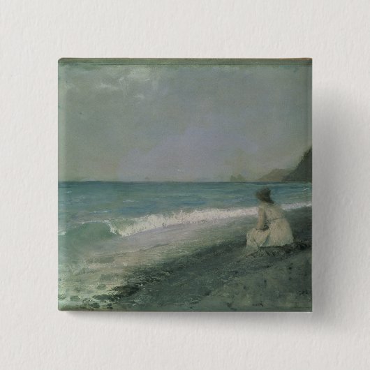 Iphigenia at Tauris, 1893 Vierkante Button 5,1 Cm (Voorkant)