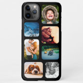 iPhone11 Pro Max 7 Photo Collage Rond iPhone Hoesje (Achterkant)