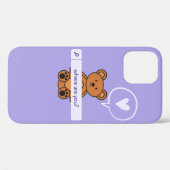 iPhone12 hoesje, paars Case-Mate iPhone Case (Achterkant (horizontaal))