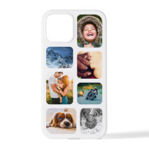 iPhone12 Pro Photo Collage Sjabloon Rond telefoonn