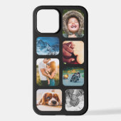 iPhone12 Sjabloon van fotocollage Rond Telefoon iPhone Hoesje (Achterkant)