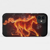 IPHONE5 FIRE HORSE HOESJE HOESJE (Achterkant (horizontaal))