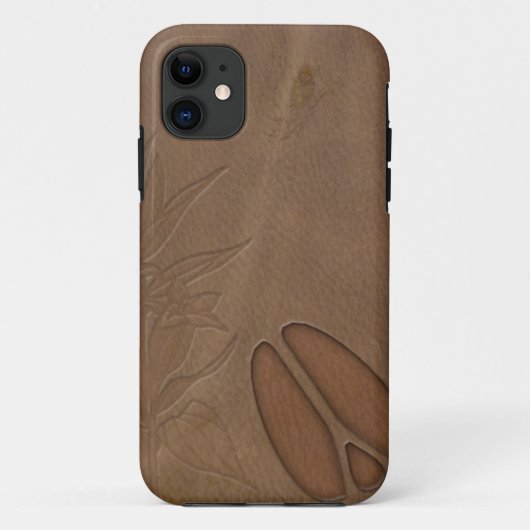 iPhone5 Masculine Deer FootPrint Leather Kijk Case-Mate iPhone Case (Achterkant)