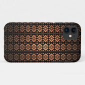 iPhone5 Oranje zwart Aztec tribaal patroon Case-Mate iPhone Case (Achterkant (horizontaal))