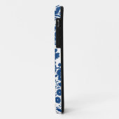 iPhone5s Marineblauw Damast Monogram Case-Mate iPhone Case (Achterkant/links)