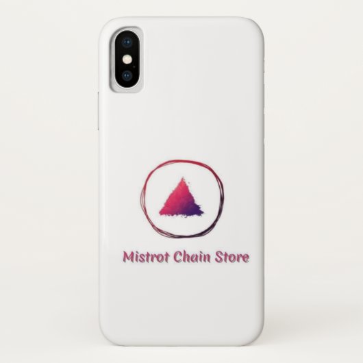 iPhone 10 Mistrot Chain Store Style Hoesje (Achterkant)