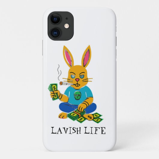 iPhone 11 Bad Bunny X Lavish Life Hoesje (Achterkant)