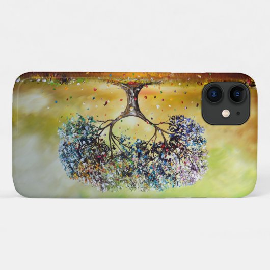 Iphone 11 Case Nature Art Design (Achterkant (horizontaal))