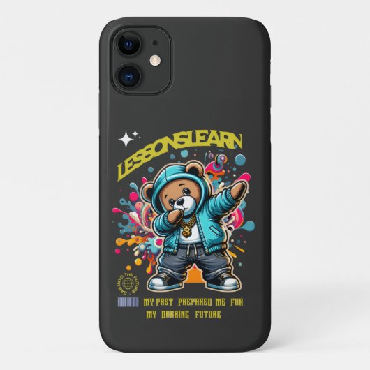 IPHONE 11 DABBING TOEKOMSTIGE LESSEN GEVALLEN CASE (Achterkant)