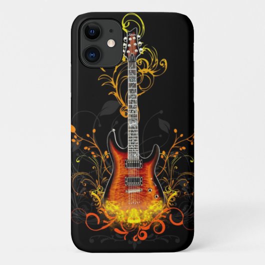 iPhone 11 Hoesje-Guitar Case-Mate iPhone Case (Achterkant)