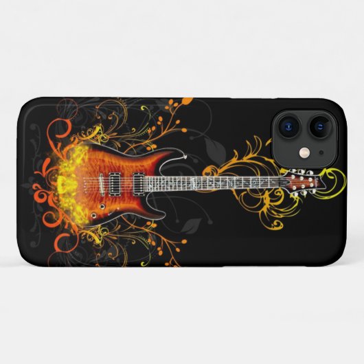 iPhone 11 Hoesje-Guitar Case-Mate iPhone Case (Achterkant (horizontaal))