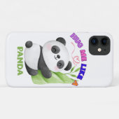 iPhone 11 Hoesje - Knuffel me als een panda 🐼 (Achterkant (horizontaal))