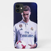 iphone 11 hoesje met Ronaldo Afbeelding (Achterkant)