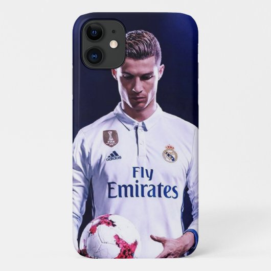 iphone 11 hoesje met Ronaldo Afbeelding (Achterkant)