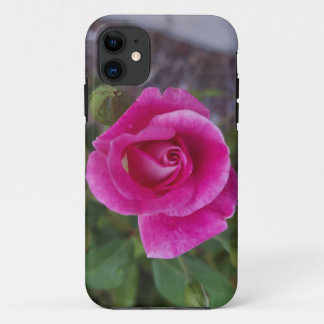 iPhone 11 hoesje met roze bloem
