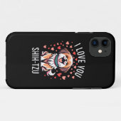 iPhone 11 Hoesje - met tekening Ik hou van Shih Tz (Achterkant (horizontaal))