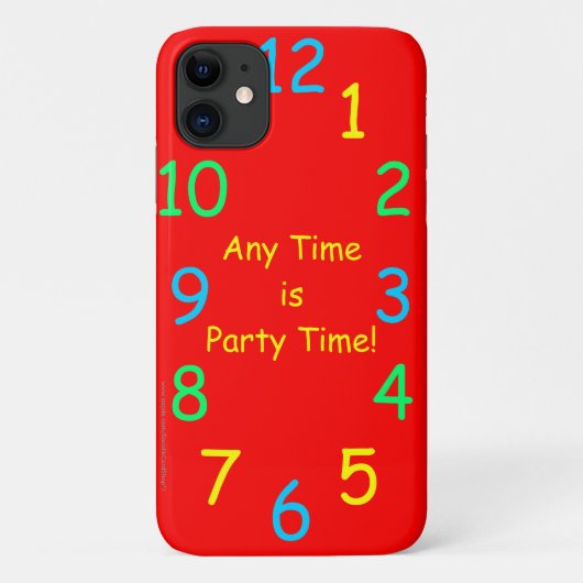 iPhone 11 Hoesje om het even welk ogenblik is de T (Achterkant)