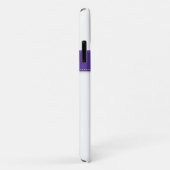 iPhone 11 Hoesje | Regenboogstrips met monogram (Achterkant/rechts)