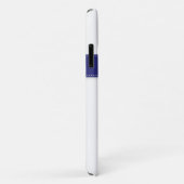 iPhone 11 Hoesje | Regenboogstrips met monogram (Achterkant/rechts)