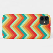 iPhone 11 Hoesje Retro Zig Zag Chevron Pattern (Achterkant (horizontaal))