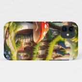 iPhone 11 Hoesjes paddenstoel thema (Achterkant (horizontaal))