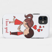 iPhone 11 hoesjes voor verliefde koppels (Achterkant (horizontaal))
