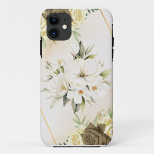 iphone 11 hoesjes Waterverf Bloem