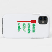 iPhone 11-inch TOERISME TUNESIË Case-Mate iPhone Case (Achterkant (horizontaal))